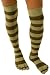 Adult Olive and Khaki Thigh High Toe Socks