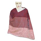 Royal Kraft提供 Apparel & Shoes Online Shop Ranking 8. Handmade Self Design Colorful Viscose Stole Women Outerwear Dress (Free Shipping) Stle0057r
