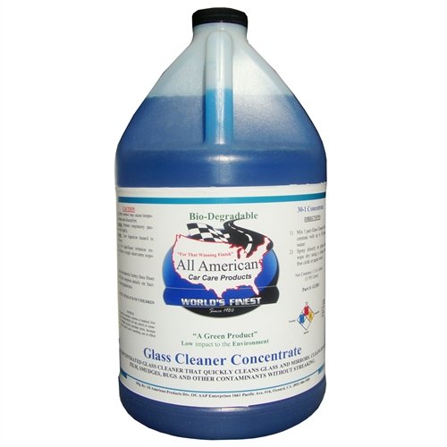 All American Car Care Products Blue Glass Cleaner Concentrate (1 Gallon)