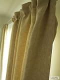 Linen Curtain Wheat Satin