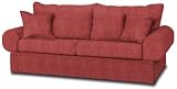 Quasar Red Monroe Sofa