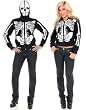 Women's XS Teen 3-5 Skeleton Costume Hoodie Sweatshirt