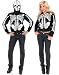 New Women's XL 14-16 Skeleton Costume Hoodie Sweatshirt
