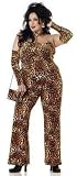 California Costume Plus Size Fine Foxy Mama Costume