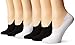 Keds Women's 6-Pack Solid Low Cut Sneaker Socks