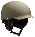 Sporting Goods : Bern Baker 09 Men's Snowboard Helmet - Matte Green w/ Black Knit