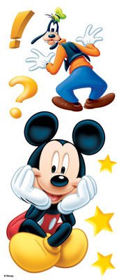 Disney Mickey Mouse &Goofy Decorative Wall Stickers