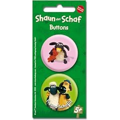 Shaun das Schaf - XL-Button 2er Set "Friends"