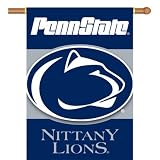NCAA Penn State Nittany Lions 2-Sided 28-by-40 inch House Banner with Pole Sleeve