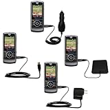 Road Warrior Kit for the Motorola ROKR Z6TV includes a Car & Wall Charger AND USB cable AND Battery Extender - Gomadic Brand w/ TipExchange Technology