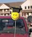 6 Smile Face Graduation Antenna Toppers