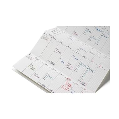 ノグラボ 2014「超」整理手帳 スケジュールシート 2013年11月始まり バーティカル ベーシックサイズ nogulabo-ver-sche-2014