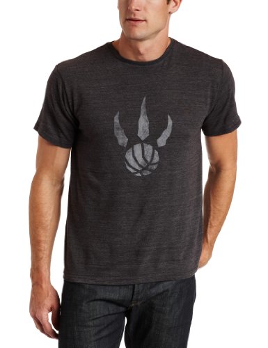 NBA Toronto Raptors Better Logo Tri Blend Tee (Black, Large)