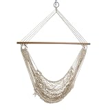 Castaway Single Polyester Rope Swing, Taupe