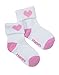 Hanes Girls' Toddler 6-Pack Turncuff Socks, Assorted Colors, 2T-3T