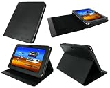 rooCASE Multi-Angle (Black) Leather Folio Case Cover for Samsung Galaxy Tab 8.9 GT-P7300 GT-P7310