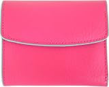 Baekgaard Azalea Pink Turqoise Vivid Vibrant chic Genuine leather Pocket Wallet