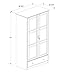 100% Solid Wood Universal Wardrobe/Armoire/Closet by Palace Imports, Mahogany Color, 40