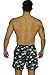 Uzzi Men's Swim Shorts Palm Tree Dry Fast Microfiber Trunks