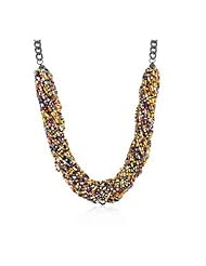 Multicolor Acrylic Bead Twisting Necklace