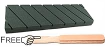 Flattening Stone for Waterstones- 9x3x3/4 & Free Leather Pocket Hone Included
