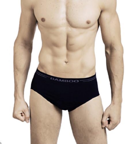 Wantdo Bamboo Fiber Men's Underwear Briefs 4 Pack Four Colors QL14b-2 (XL 20"-30")