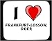 I Love Frankfurt-Lossow, Oder Decorated Mouse Pad