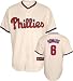Ryan Howard Jersey: Adult 2010 Majestic Alternate Ivory Replica #6 Philadelphia Phillies Jersey - Large
