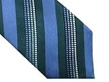 BCBG MAX AZRIA - BCBG Attitude Silk Tie - Striped Blues