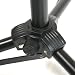 Lindo Deluxe Adjustable Tripod Base Metal Sheet Music / Book Conductors Stand Black - (Guitar, Flute, Clarinet, Saxophone, Violin etc) **Unique Sprung Page Grippers**