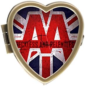 Custom More Like Asking Alexandria Slim Vogue Decorative Pill Cases Travel Holder Storage Heart Shape Organizer Pill Box Medicine Pill