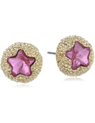 Betsey Johnson "Jewels of the Sea" Star Fish Round Stud Earrings