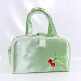 Kosmetiktasche RED CHERRY lindgrün