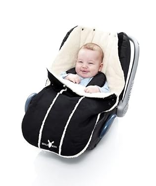 Wallaboo Newborn Footmuff - Black