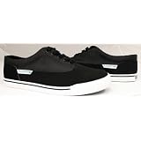 Jackson - Vegan Shoes in Black White Circuit By Macbeth Footwear by Macbeth