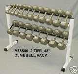 2-tier 60 Hex Dumbbell with Rack