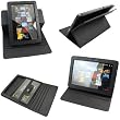 TheTechTree - Noire ex�cutif Case Folio rabat Avec socle Smart For ASUS Eee Pad Transformer Prime TF201