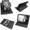 TheTechTree - Noire ex�cutif Case Folio rabat Avec socle Smart For ASUS Eee Pad Transformer Prime TF201