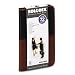 Rolodex 62547 Rolodex Two-Tone Faux Leather Business Card Book, 72-Card Cap, Black/Brown
