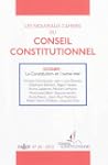 Les nouveaux cahiers du Conseil const...