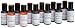 AmeriColor Amerimist Electric Color Air Brush Food Color 12 Pack Kit