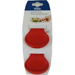 Trudeau Silicone Pinch Holders, Set of 2 Red