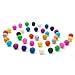 Glaciart One Pom Pom Garland - Wool Felt Ball Garland - 12 Feet, 40 Balls, 13 Rainbow Colors, Pom Pom Decorations, Circus, Nursery Decor, Bunting, Birthday Party Decorations, Carnival, Photo Prop