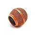 Seismic Audio SA-M30Grille-Orange Replacement Orange Steel Mesh Microphone Grill Head for Shure SM58, Shure SV100