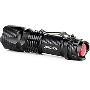 J5 Tactical V1-Pro Flashlight - The Original 300 Lumen Ultra Bright LED Mini Tactical Flashlight, Black