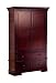 Sorelle Hampton Armoire - Cherry Sorelle Hampton Armoire - Cherry