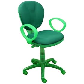 Children's Kid's Computer Office Chair with Arms, Green