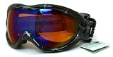 Black / Gray Marbled Snow Ski Goggles Orange Revo Lens