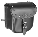 ALC Saddlebags 8051A Classic Leather Sissy Bar Bag with Studs