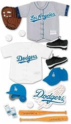 Jolees Jolee's Major League Baseball Stickers, Los Angeles Dodgers